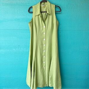 Coldwater Creek Green Maxi Dress